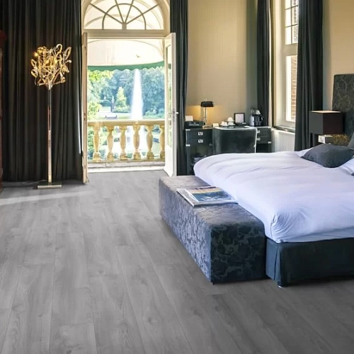 ДУБ МАКРО СВЕТЛО-СЕРЫЙ ЛАМИНАТ  KRONOTEX  MAMMUT PLUS ламинат для пола